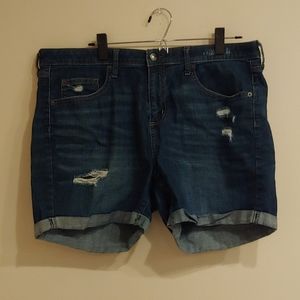 Target Mid Wash Jean Shorts